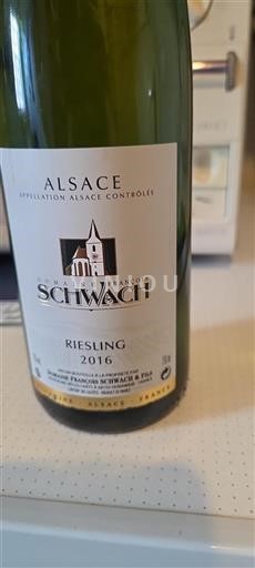 Alsace Domaine François Schwach Riesling 2016