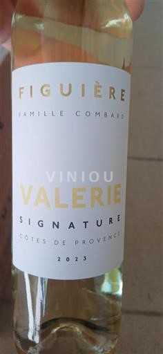 Vin Blanc sec Valérie Figuière 2023 France Provence Côtes-de-provence