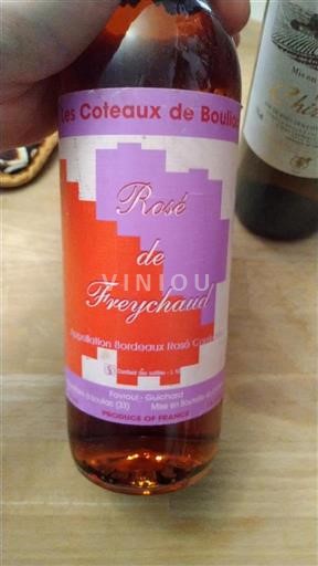 Bordeaux Bordeaux rosé Les Coteaux De Bouliac Rosé de Freychaud Non Millésimé