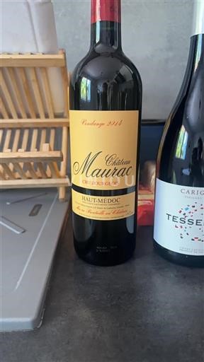 Burdeos Haut-Médoc Cru Bourgeois Château Maurac 2014
