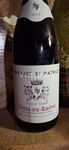 Údolí Rhôny Côtes-du-Rhône Domaine St Patrice Vieilles Vignes 2015