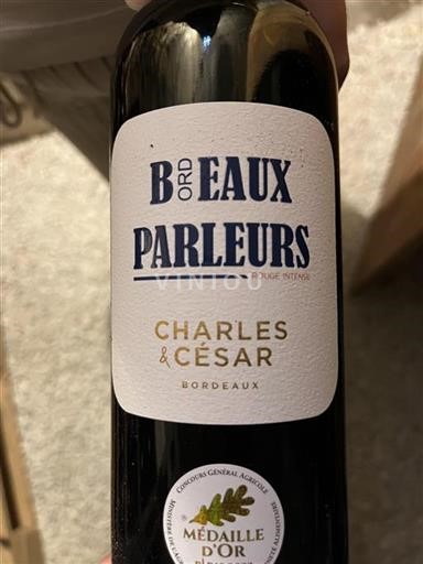 Bordéus Não especificado Charles & César Parleurs Não Sazonado