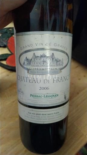 Bordeaux Pessac-Léognan Château France 2006