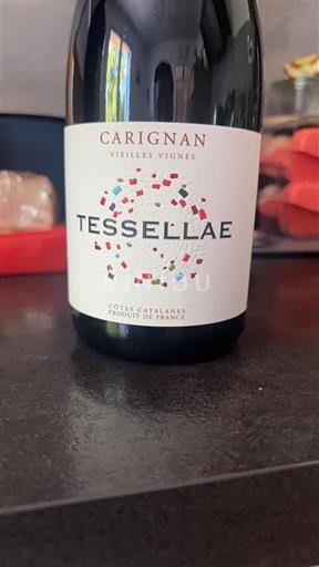 Vin Rouge sec Tessellae Vieilles Vignes 2022 France Languedoc et Roussillon Côtes catalanes