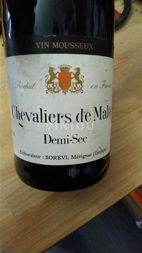 Bordeaux Niet gespecificeerd Chevaliers De Malte Demi-Sec Niet-geïntegreerd