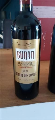 Provansa Bandol Domaine S Bunan Moulin des Costes 2021