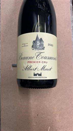 Bourgondië Niet gespecificeerd Premier Cru Albert Morot Beaune Toussaints 2022