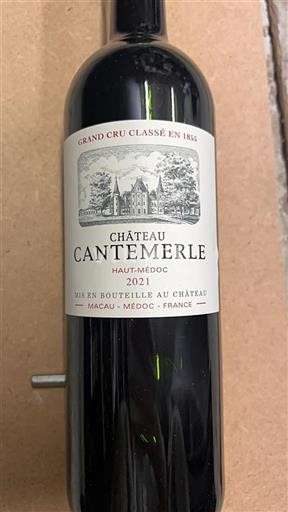 Bordeaux Haut-Médoc Grand Cru Château Cantemerle 2021