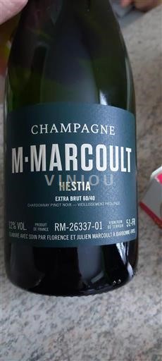 Champagne Mmarcoult Hestia Ikke årgangsbestemt