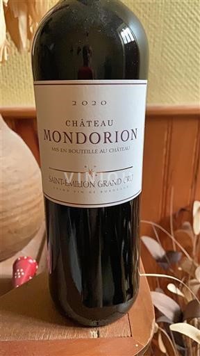 Bordeaux Saint-Émilion Grand Cru Château Mondorion 2020