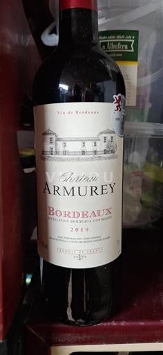 Bordeaux Château Armurey 2019