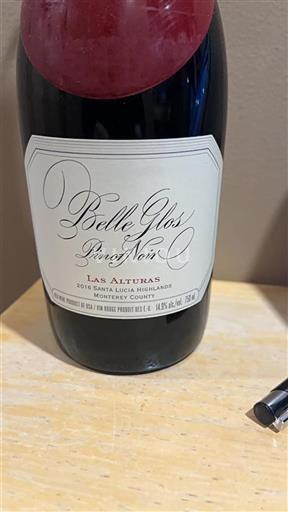 California AVAs Santa Lucia Highlands Belle Glos Las Alturas 2016