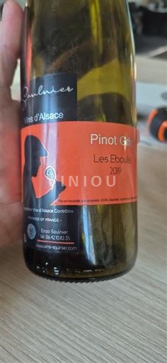 Vin Blanc sec Les Éboulis Enzo Saulnier 2019 France Alsace