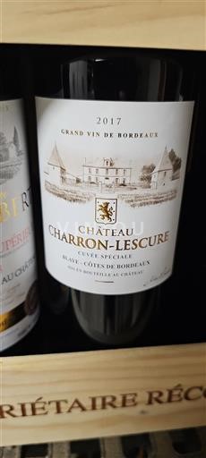 Bordeaux Blaye-Côtes-de-Bordeaux Château Charronlescure Spéciale 2017