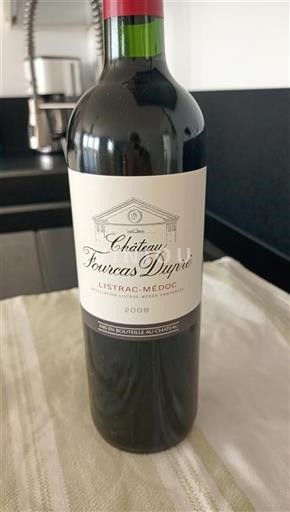 Bordeaux Listrac-Médoc Château Fourcas Dupré 2008