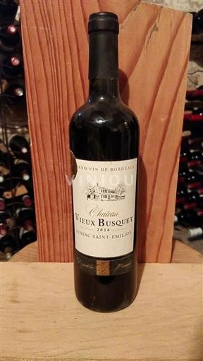Bordeaux Lussac-Saint-Émilion Château Vieux Busquet 2016