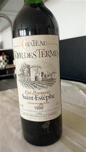 Bordeaux Saint-Estèphe Cru Bourgeois Château Tour Des Termes 1990