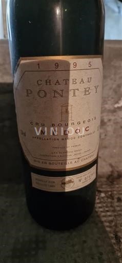 Bordeaux Médoc Cru Bourgeois Château Pontey 1995