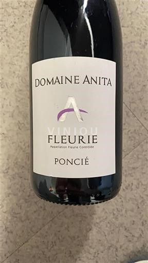 Beaujolais Fleurie Domaine Anita Poncié 2022