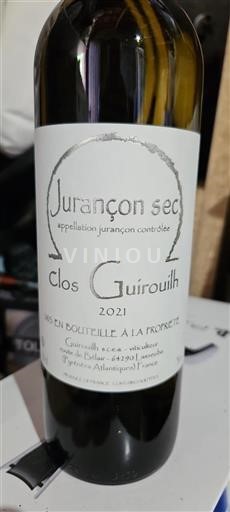 Sudoeste Jurançon Clos Guirouilh 2021