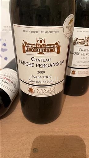 Bordeaux Haut-Médoc Château Larose Perganson 2009