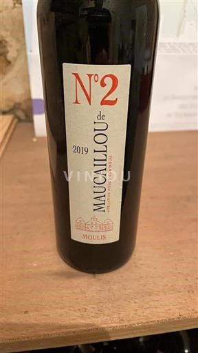 Bordeaux Château Maucaillou N°2 de Maucaillou 2019