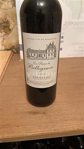 Bordeaux Pauillac Belle Grave Les Fleurs de Bellegrave 2014