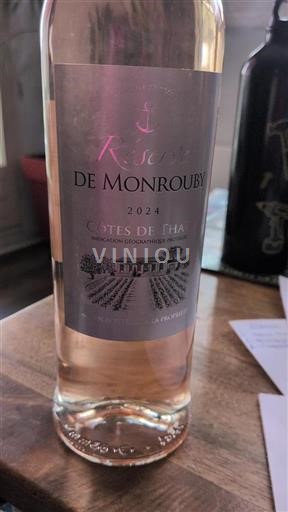 Languedoc et Roussillon Côtes de Thau Monrouby Réserve 2024