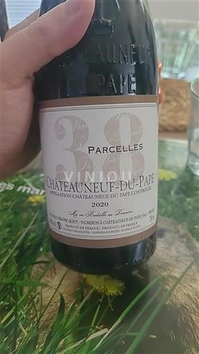 Údolí Rhôny Châteauneuf-du-Pape Jérôme Quiot Parcelles 38 2020