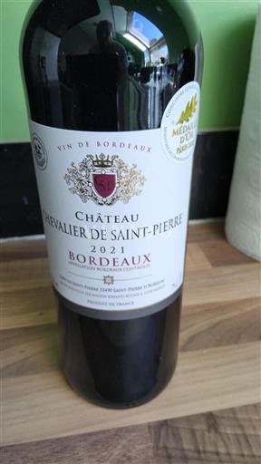 Bordeaux Château Chevalier De Saint Pierre 2021