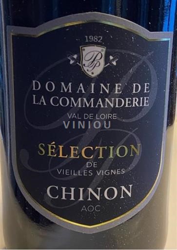 Loiretal Chinon Domaine La Commanderie Sélection de vieilles vignes 2022