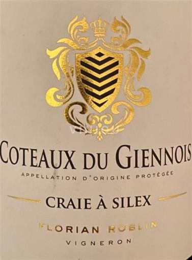 Valle della Loira Coteaux-du-giennois Florian Roblin Craie à Silex 2020