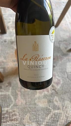 Valle del Loira Quincy Antoine De Lafarge La Réserve 2023