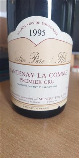 Bourgogne Santenay Premier Cru Mestre Père Et Fils Santenay La Comme 1995