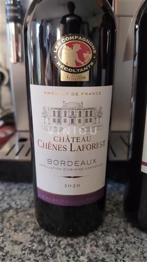 Bordeaux Château Chênes Laforest 2020