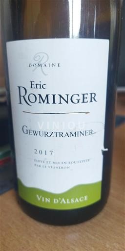Alsasko Nespecifikováno Domaine Eric Rominger Gewurztraminer 2017