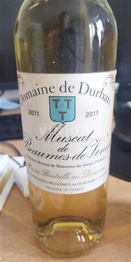 Rhône Valley Muscat de Beaumes de Venise Domaine Durban 2011