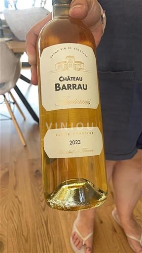 Bordeaux Sauternes Château Barrau Prestige 2023