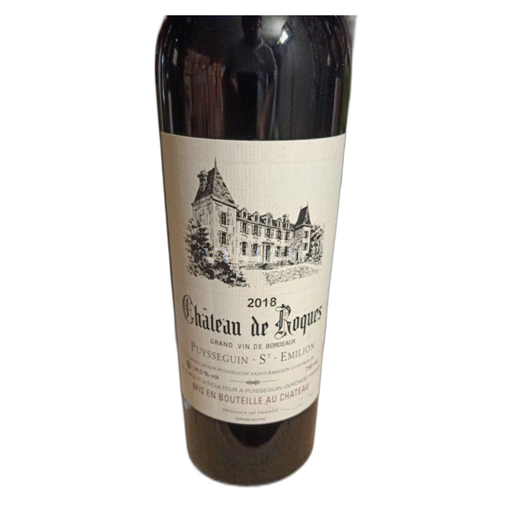 Bordeaux Puisseguin-saint-émilion Château Roques 2018