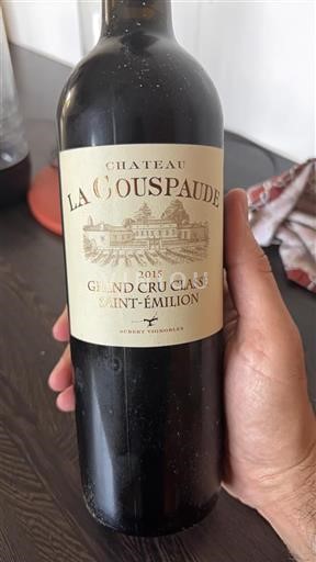Bordeaux Saint-Émilion Grand Cru Château La Couspaude 2015