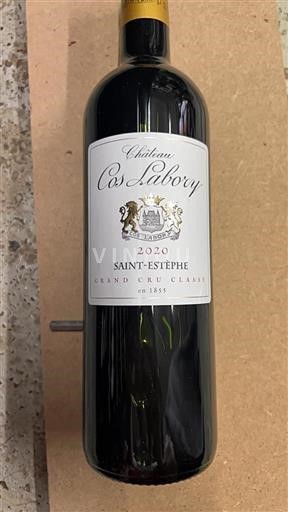 Bordeaux Saint-Estèphe Grand Cru Classé Château Cos Labory 2020