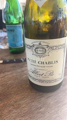 Burgund Petit-Chablis Albert Pic Ohne Jahrgang