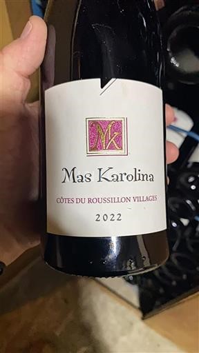 Roussillon Côtes du Roussillon Villages Mas Karolina 2022