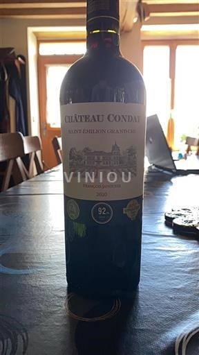 Bordeaux Saint-Émilion Grand Cru Château Condat 2020