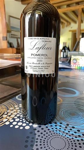 Bordeaux Pomerol Château Lafleur 2020