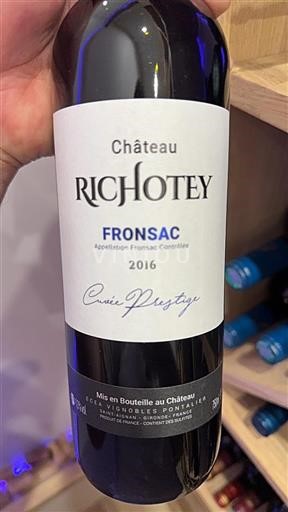 Bordeaux Fronsac Château Richotey Prestige 2016