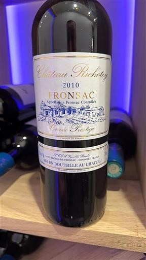 Bordeaux Fronsac Château Richotey Prestige 2010