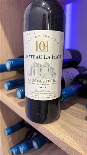 Bordeaux Saint-Estèphe Cru Bourgeois Château La Haye 2015