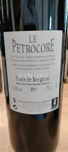 Sudoeste Côtes-de-Bergerac Château Ladesvignes Le Petrocore 2011