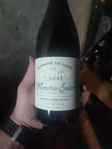 Vallée de la Loire Menetou-salon Domaine Loye 2018